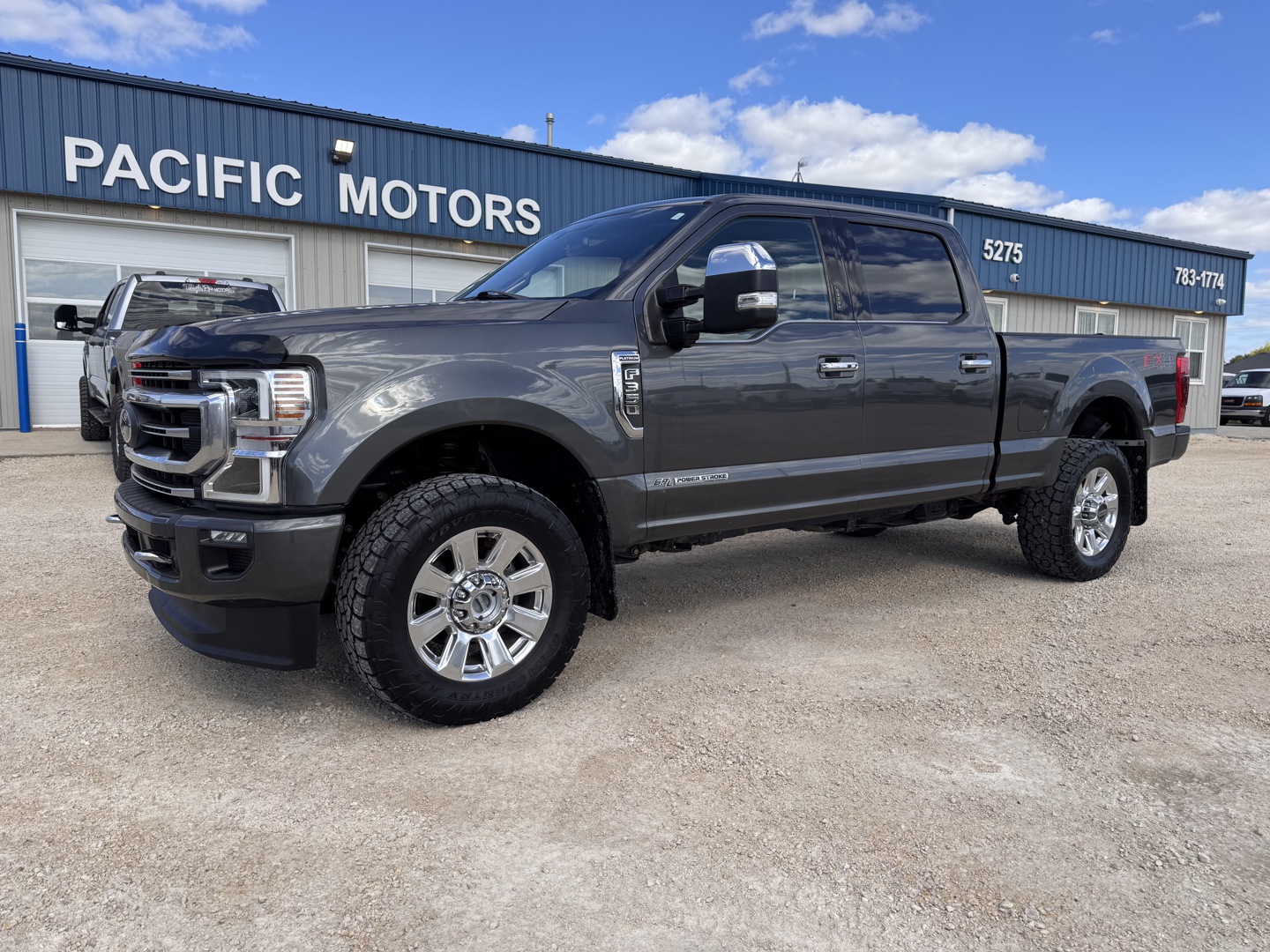 Gray 2020 Ford F-350 Super Duty Pickup Truck Four-Wheel Drive Automatic