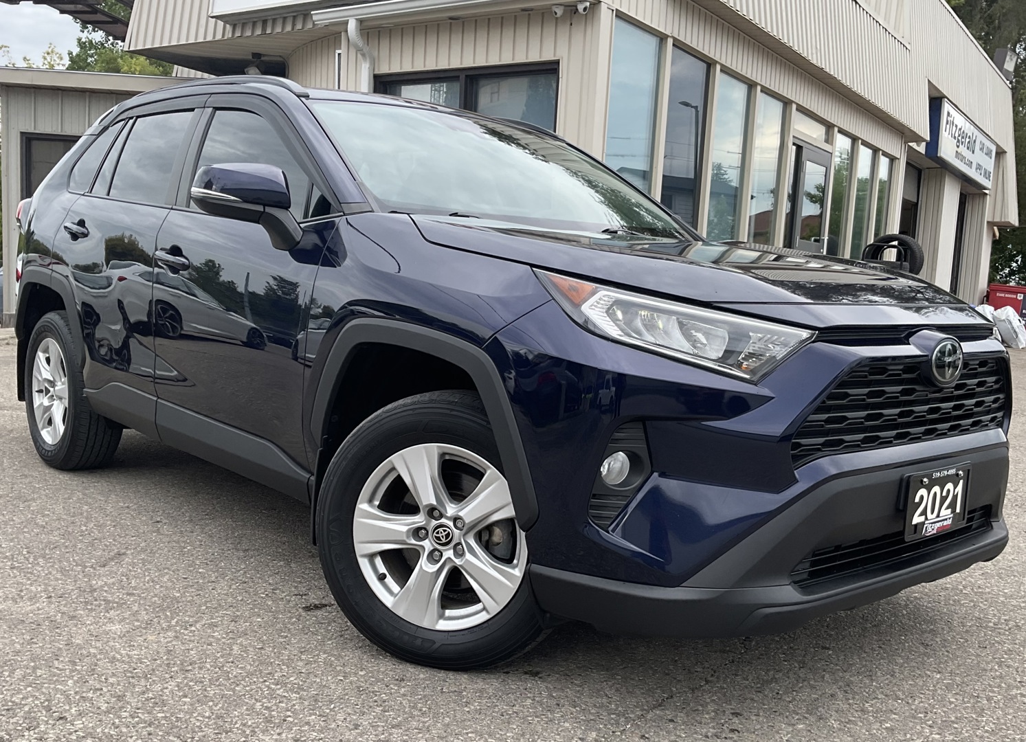 Blue 2021 Toyota RAV4 SUV / Crossover All-Wheel Drive Automatic