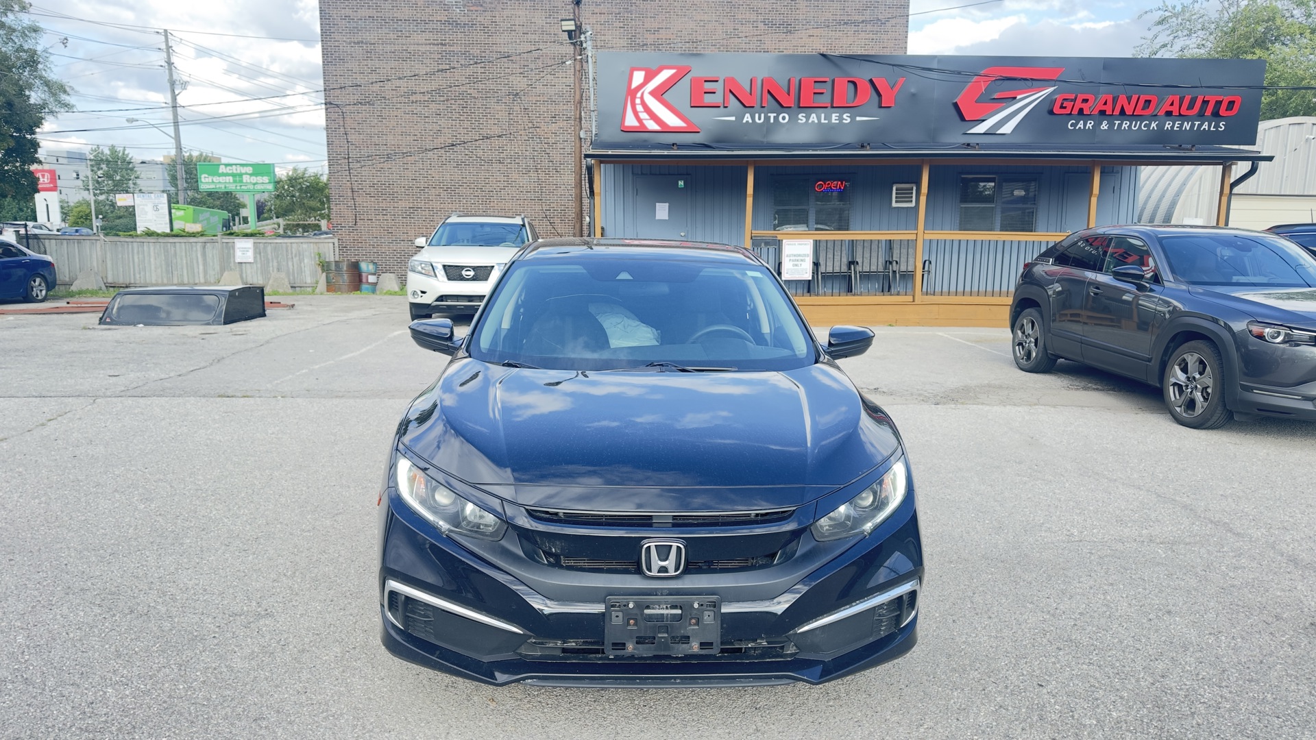Black 2021 Honda Civic Sedan Front-Wheel Drive Automatic
