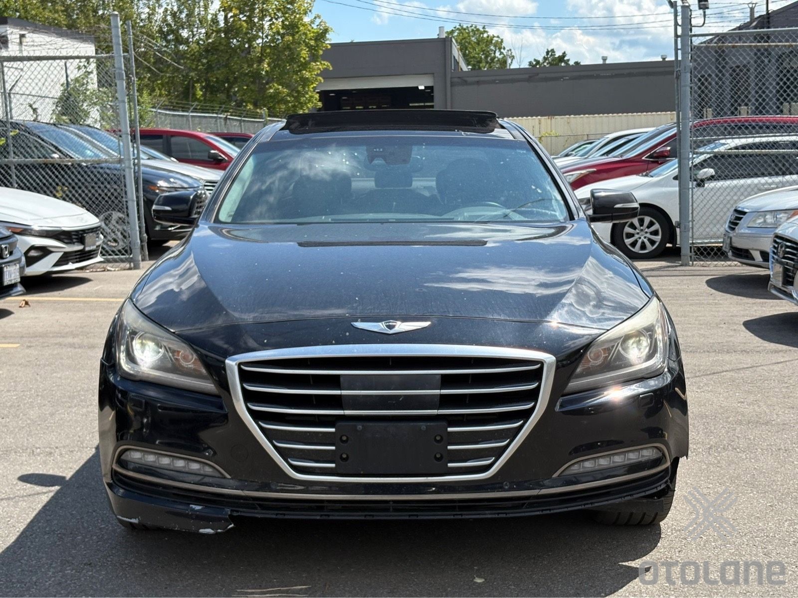 Black 2015 Hyundai Genesis Sedan 8-Speed Automatic