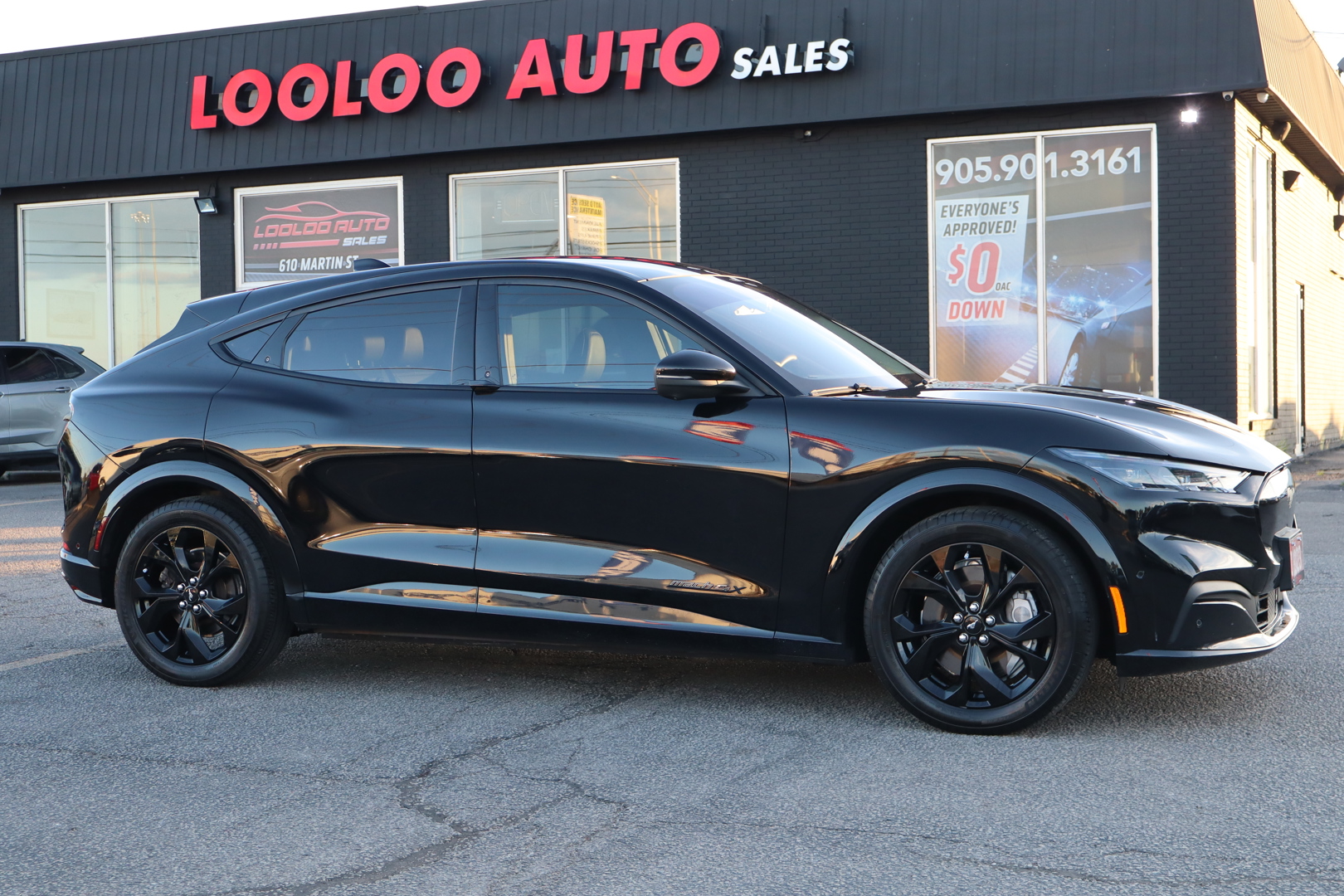 Black 2023 Ford Mustang Mach-E SUV / Crossover All-Wheel Drive Automatic