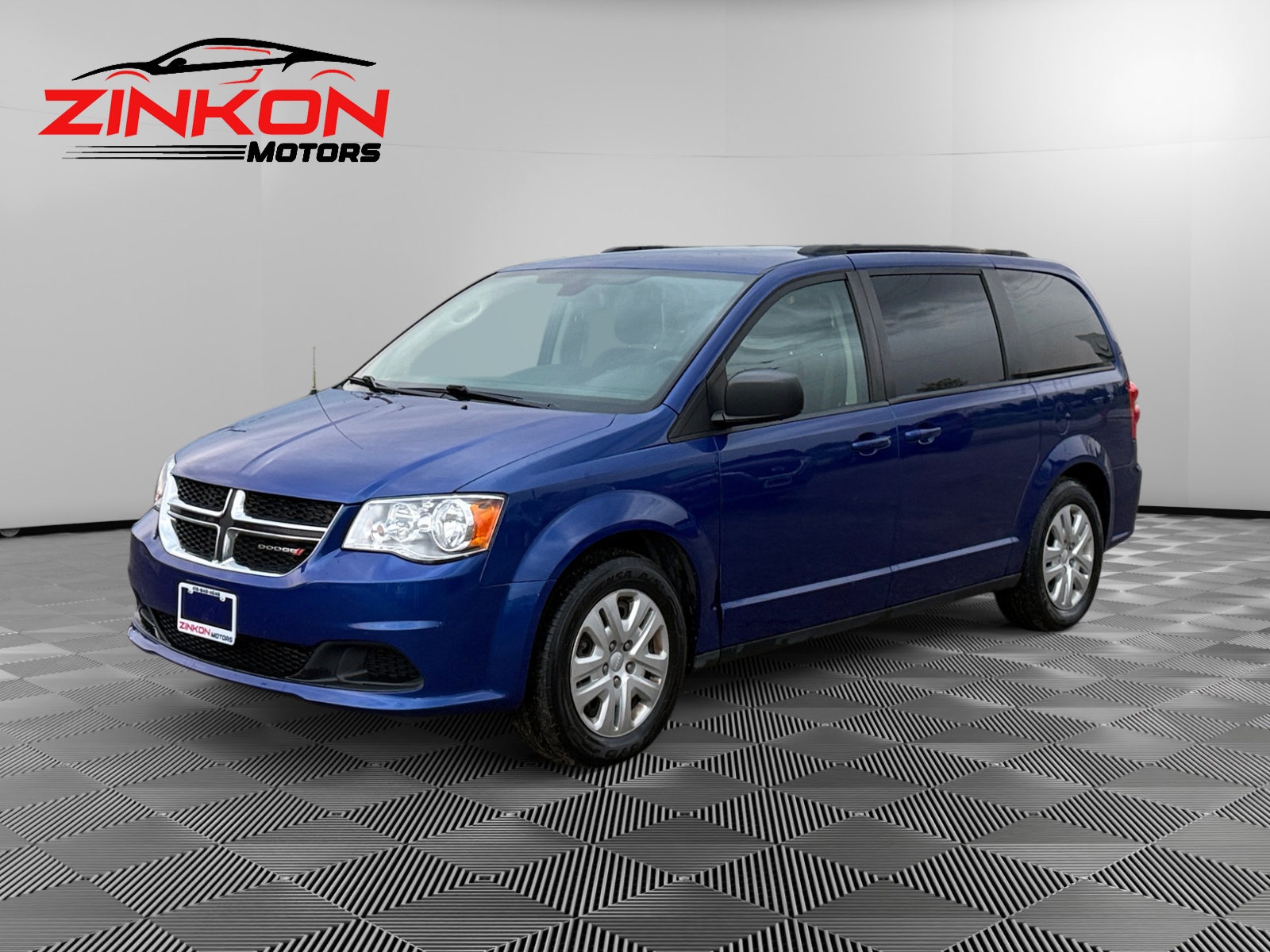 Blue 2019 Dodge Grand Caravan Minivan Front-Wheel Drive Automatic