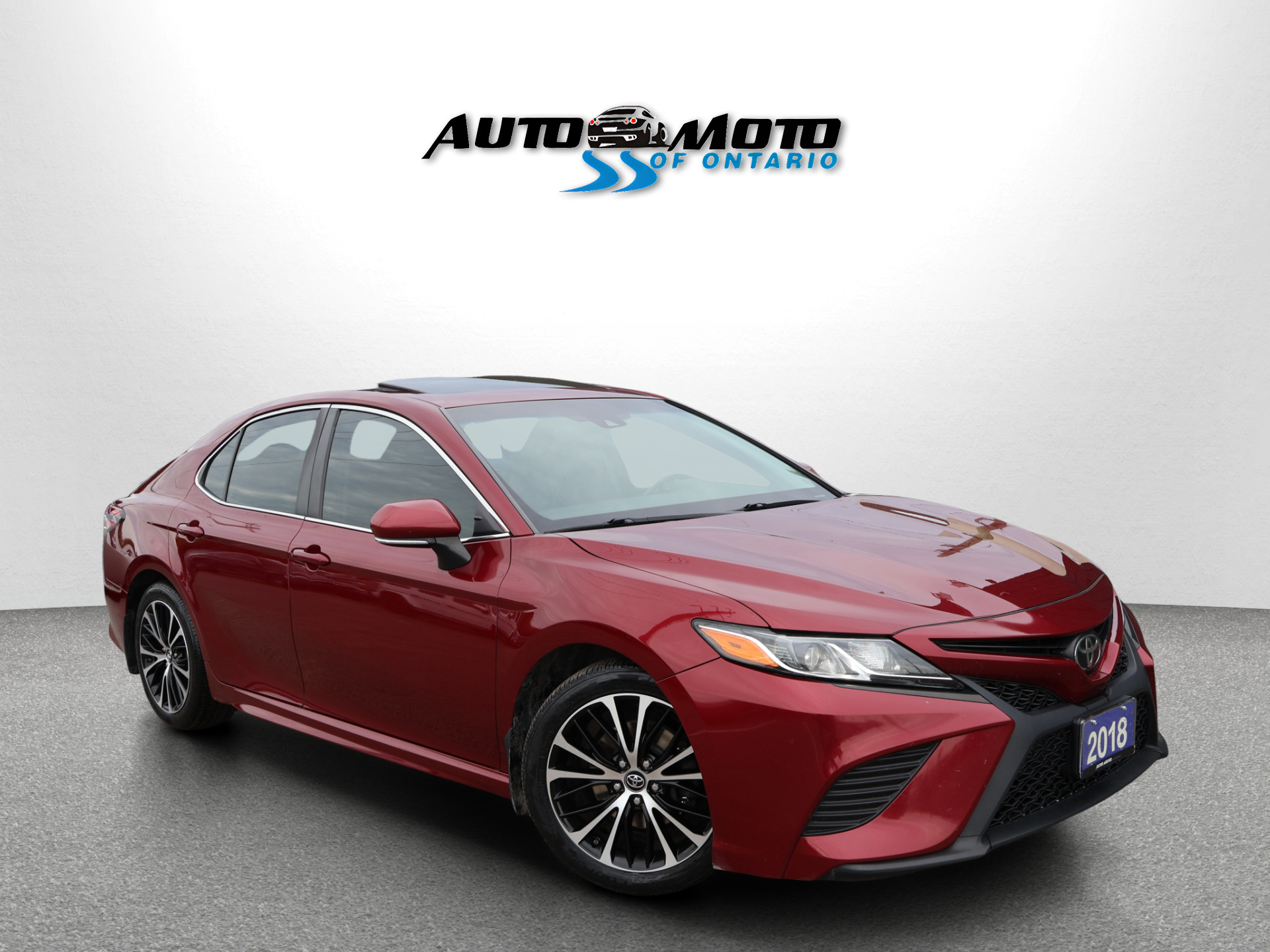 Red 2018 Toyota Camry Sedan Front-Wheel Drive Automatic