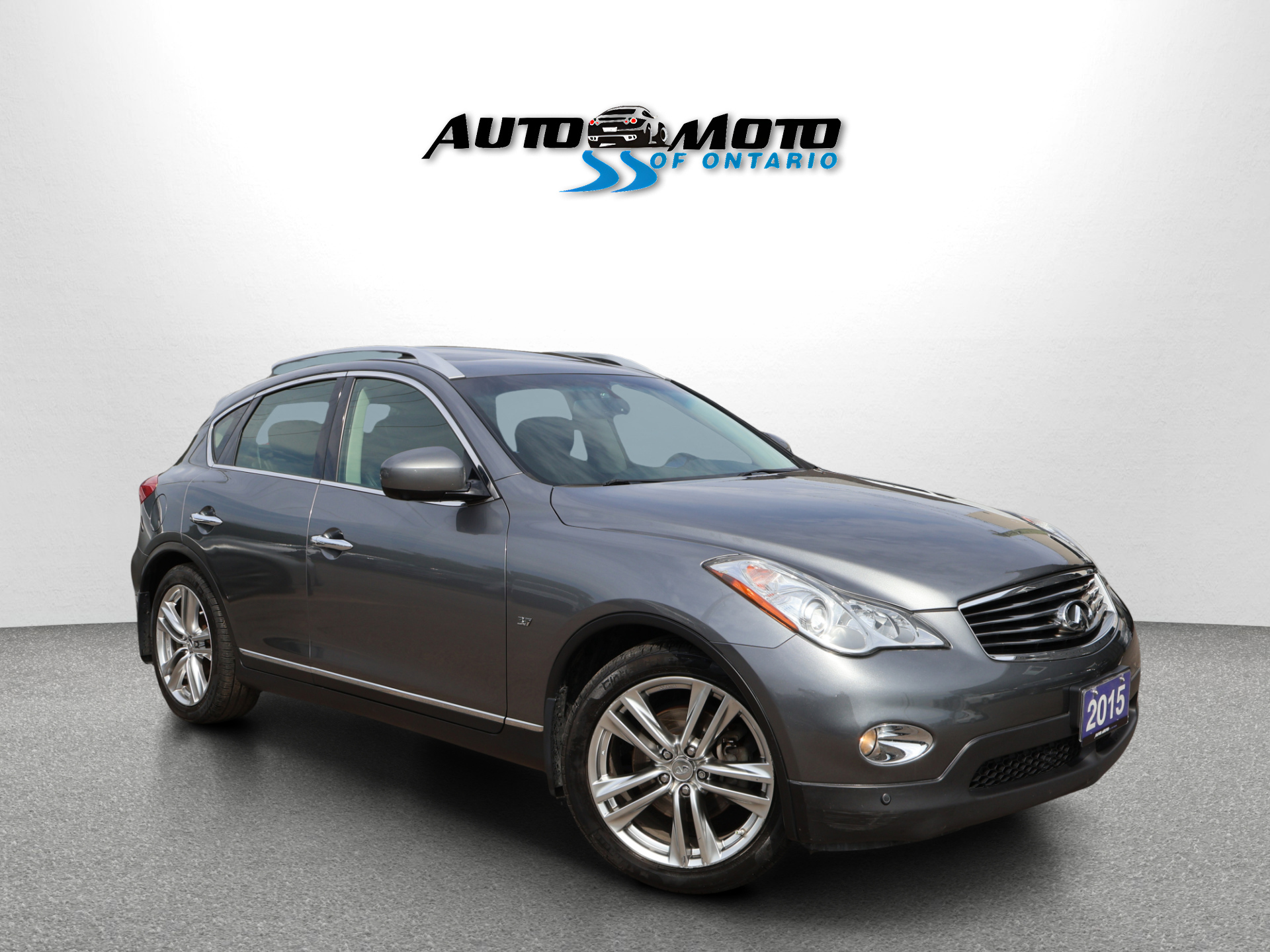 Gray 2015 INFINITI QX50 SUV / Crossover All-Wheel Drive Automatic