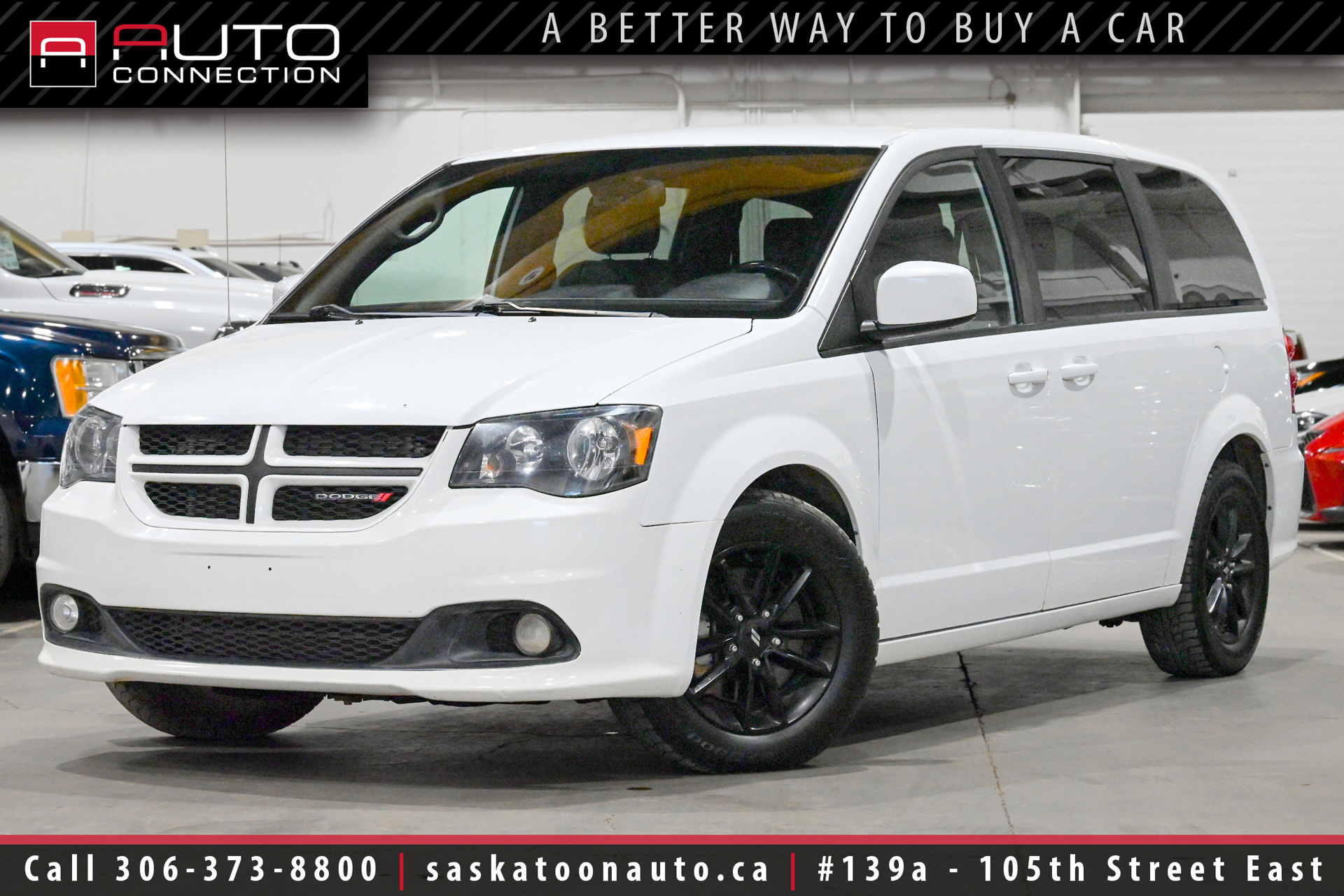 White 2019 Dodge Grand Caravan Minivan Front-Wheel Drive 6-Speed Automatic