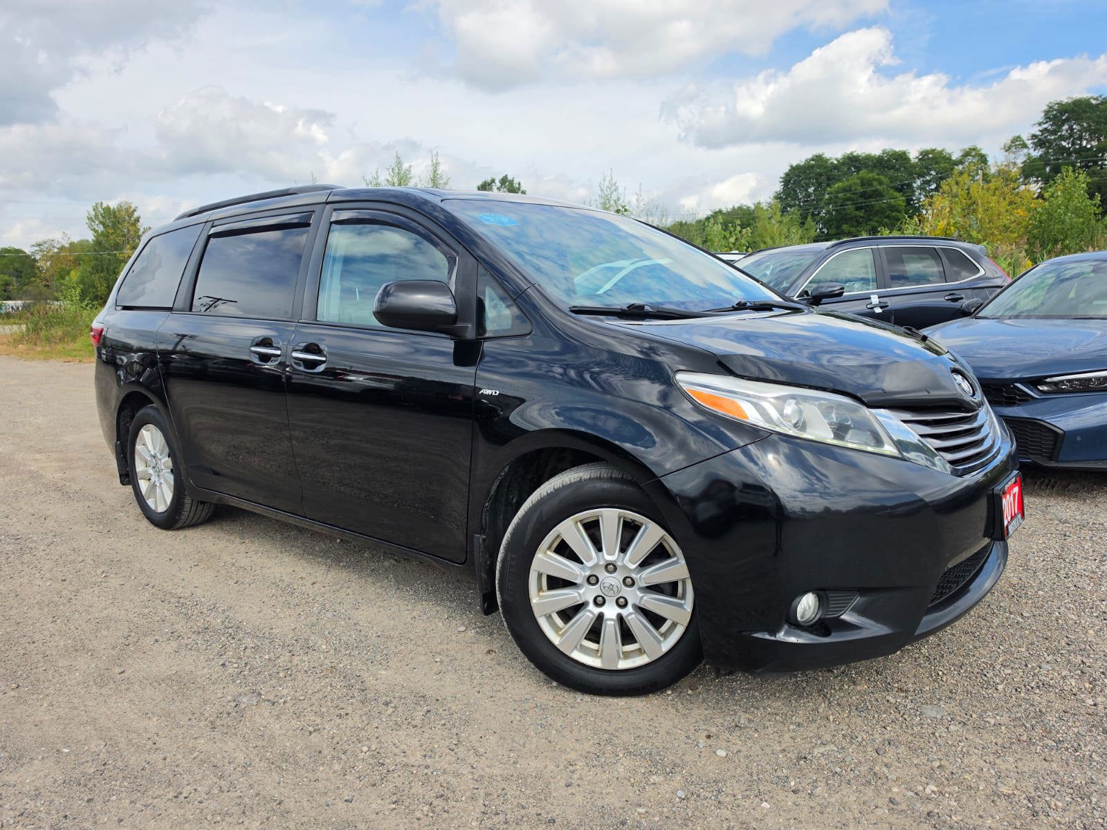 Black 2017 Toyota Sienna Minivan Automatic
