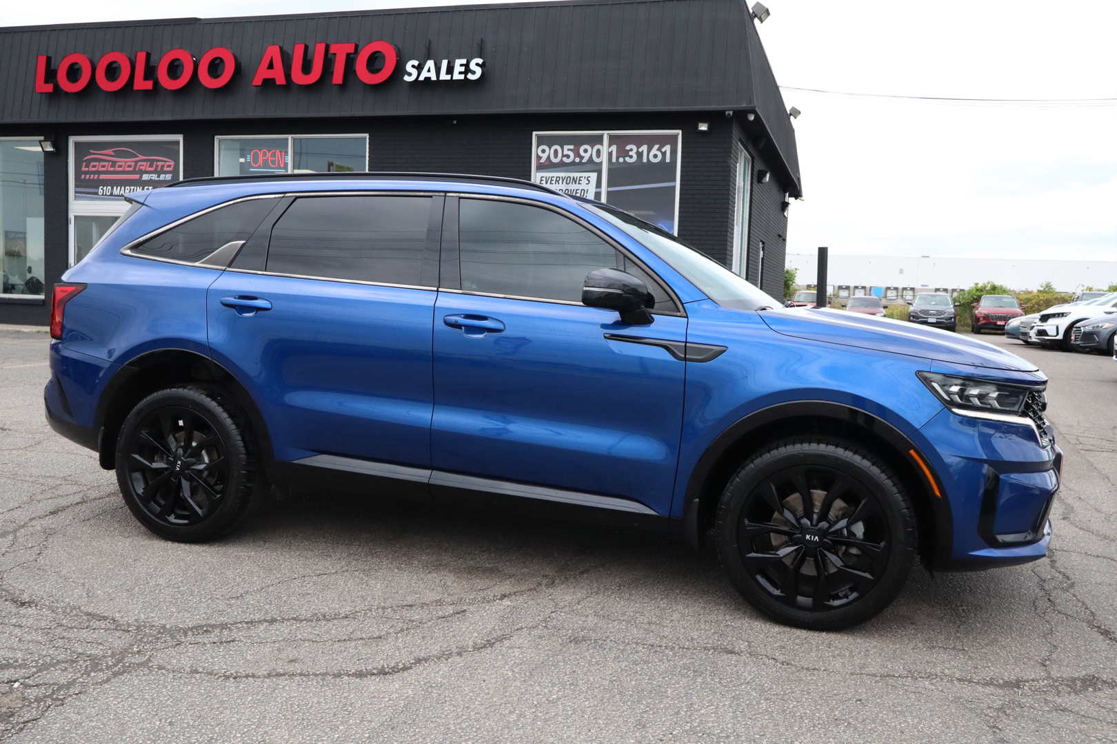 Blue 2021 Kia Sorento SUV / Crossover All-Wheel Drive Automatic