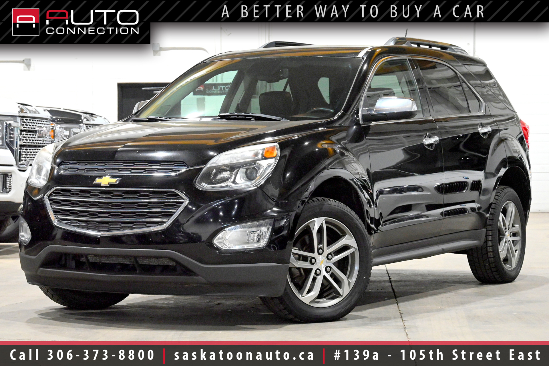 Black 2016 Chevrolet Equinox SUV / Crossover All-Wheel Drive 6-Speed Automatic