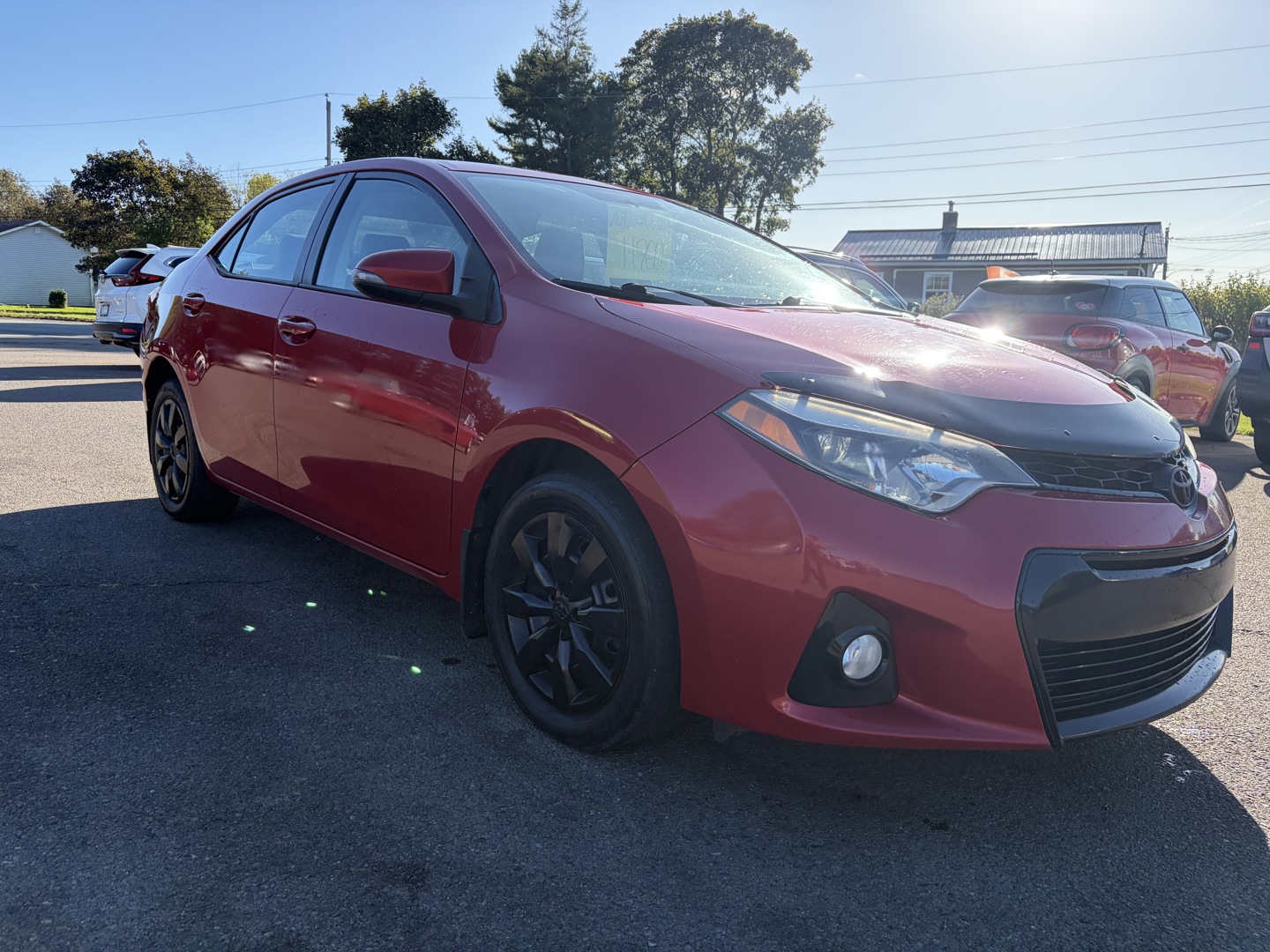 Red 2016 Toyota Corolla Sedan Front-Wheel Drive Automatic