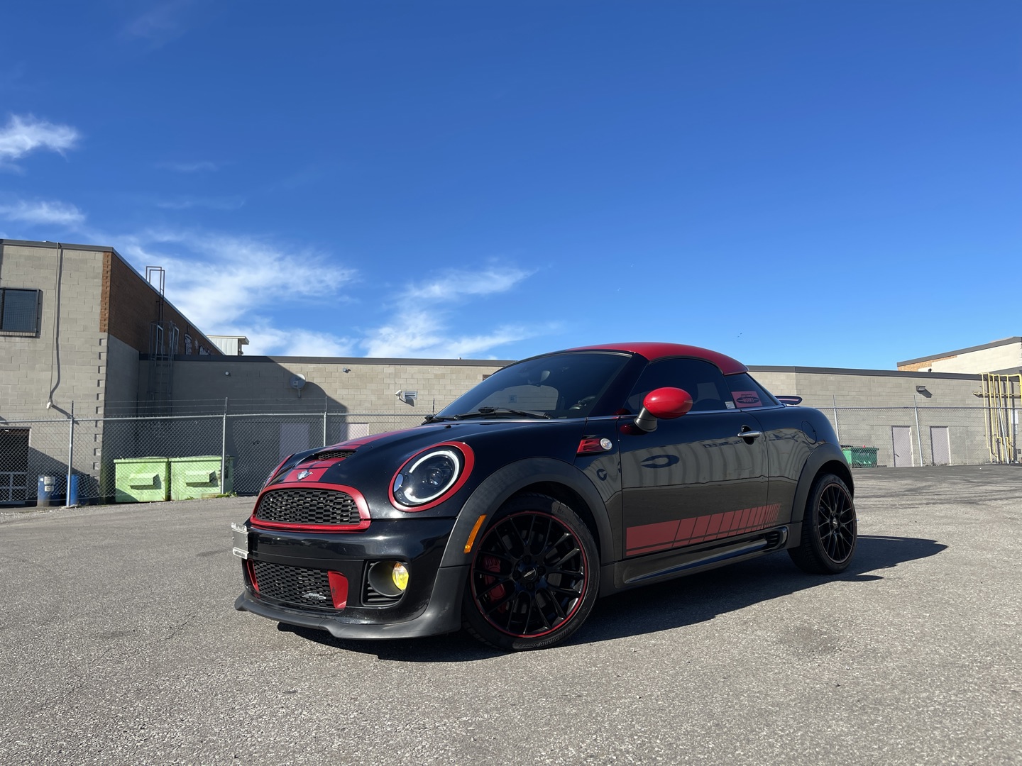 Black 2012 MINI Cooper Coupe Coupe Front-Wheel Drive Manual