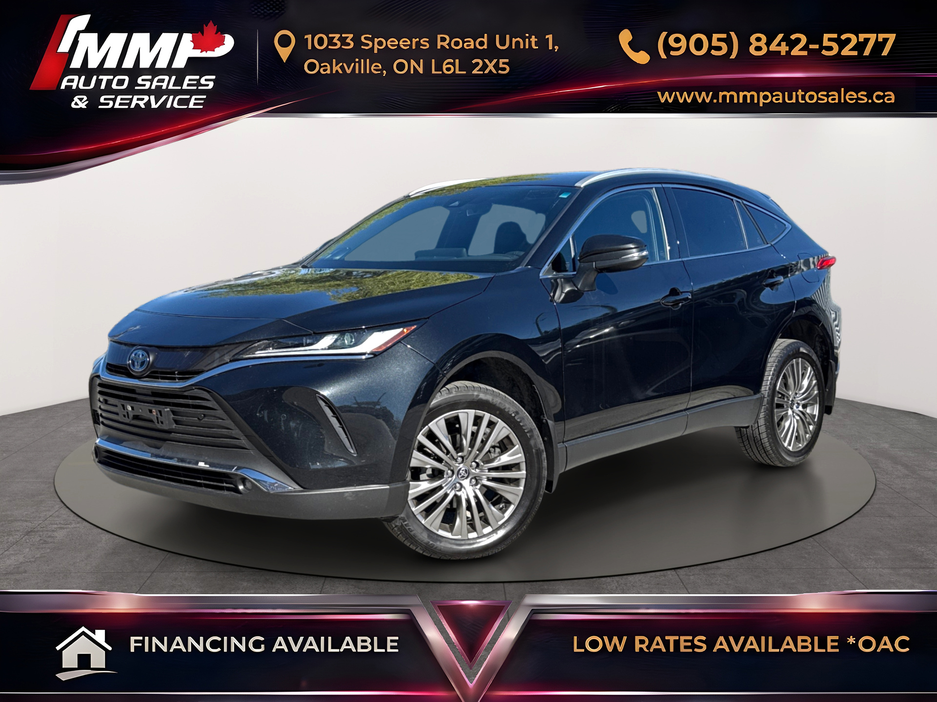 Black 2024 Toyota Venza SUV / Crossover All-Wheel Drive Automatic