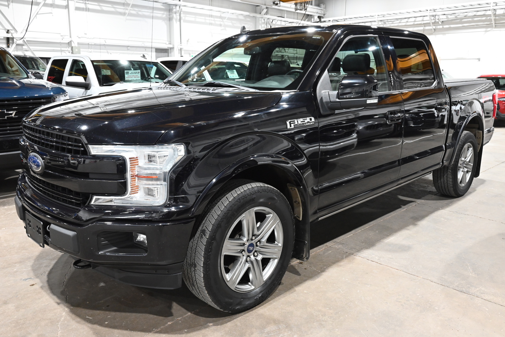 Black 2019 Ford F-150 Pickup Truck Four-Wheel Drive Automatic